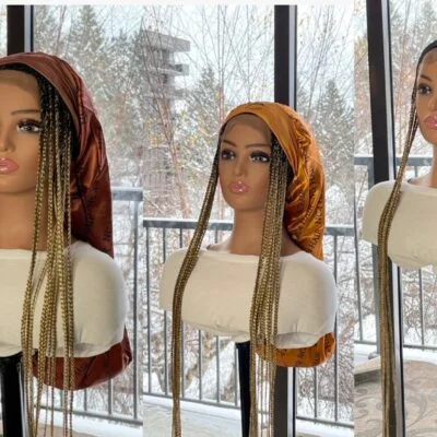 Long Satin Bonnet