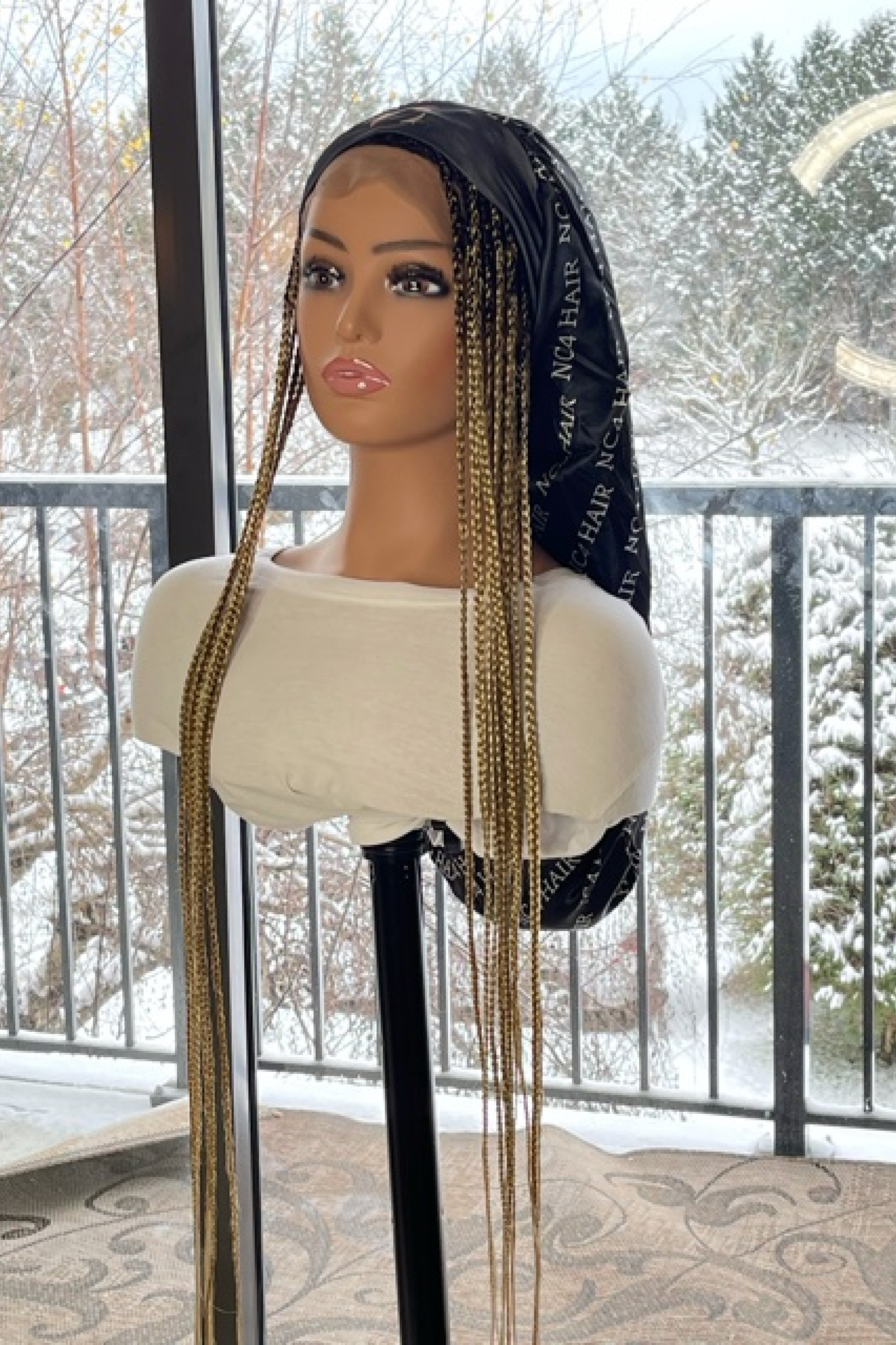 Long Satin Bonnet