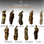 NC4 mixed colour French curl braiding hair chart