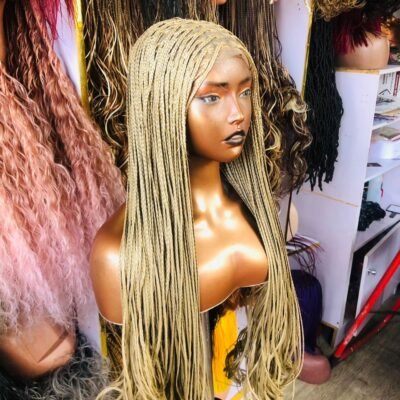 Small French Curls Closure Wig - Colour 24 (Ready to Ship)