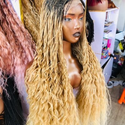 Dark Roots Micro Deep Wave Wig - Colour T30/60 (Ready to Ship)