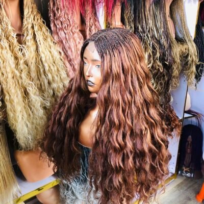 Wavy Closure Wig - Colour 30/33 (Ready to Ship)