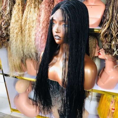 Kim K Straight X Micro Twist Closure Wig - Black (Ready to Ship)