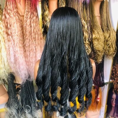 Dark root Micro French Curls Twist Wig- Custom