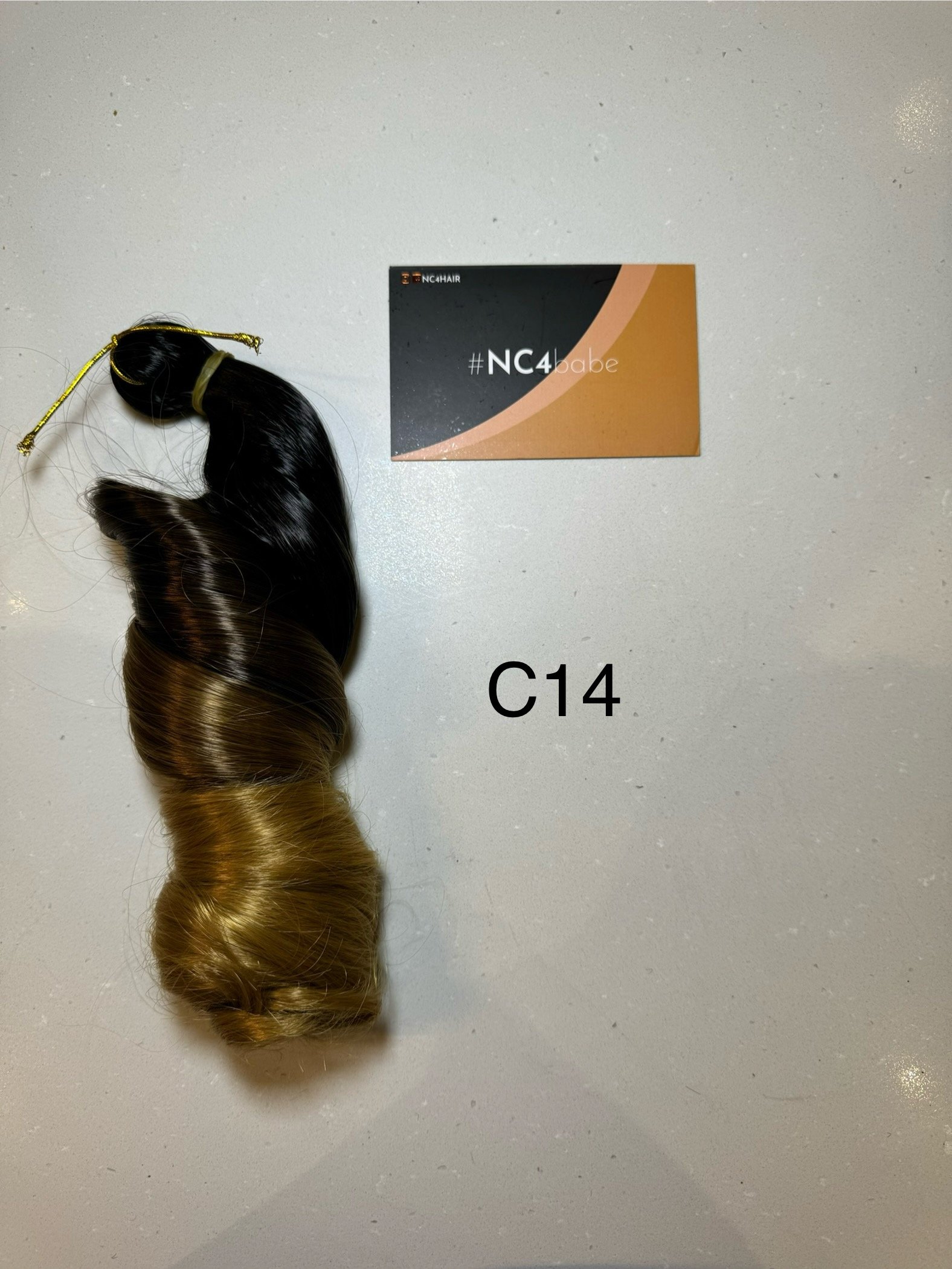 C14 French curl braiding hair