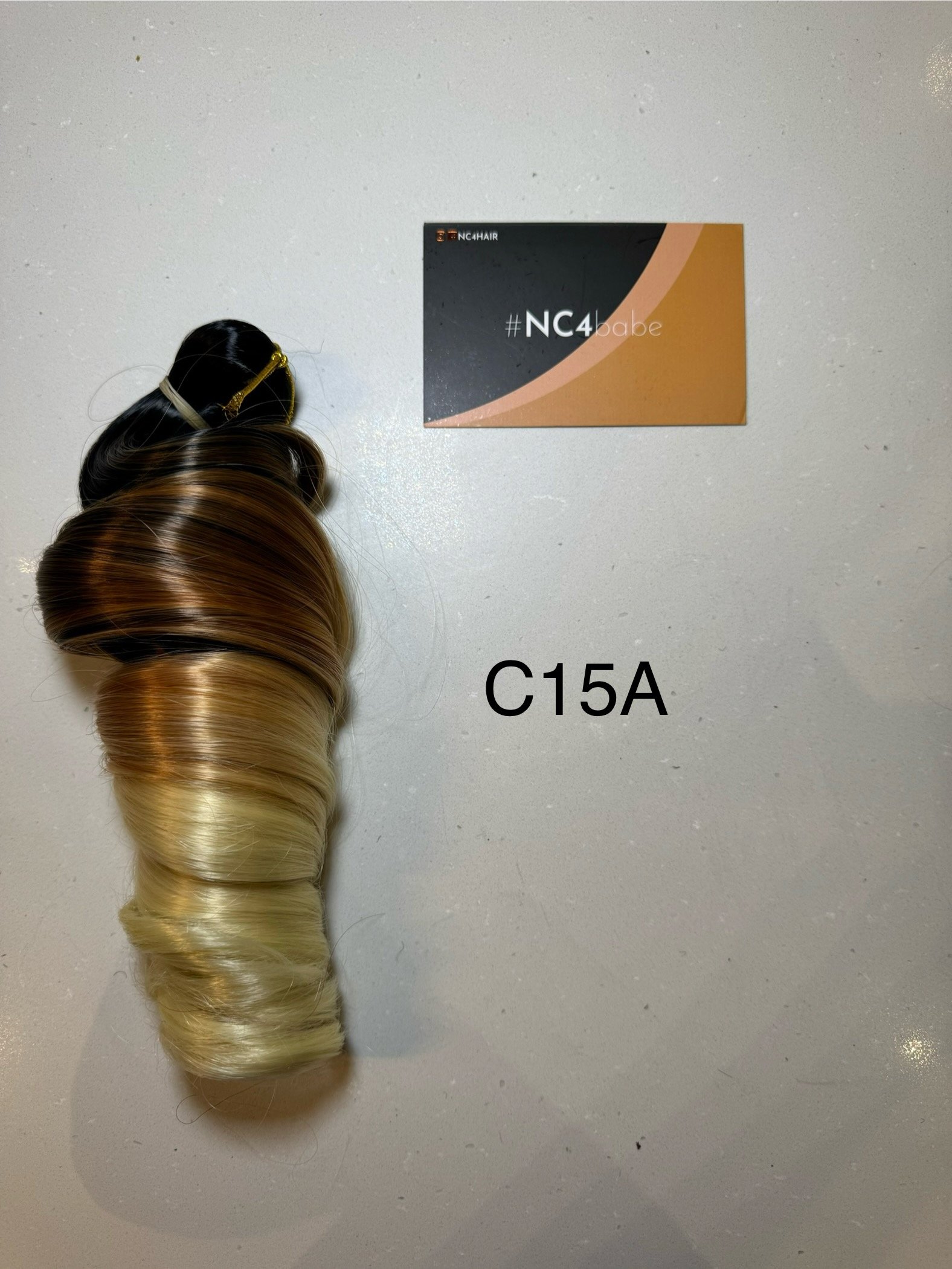 C15A French curl braiding hair