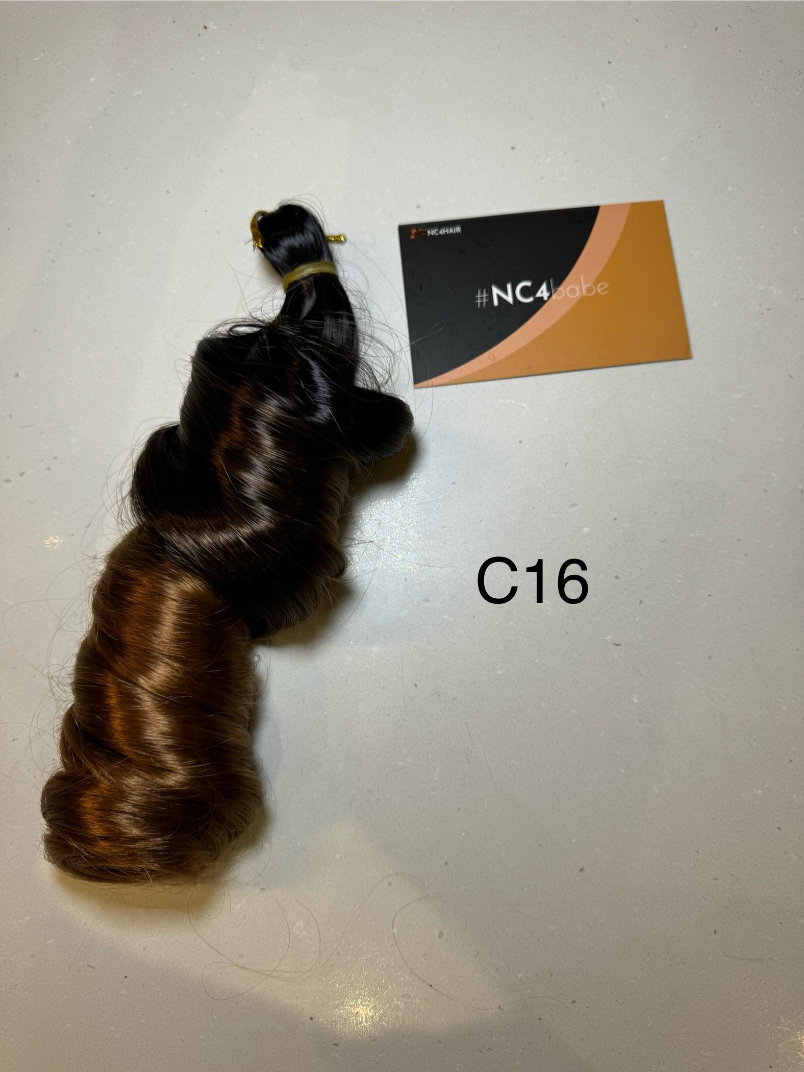 C16 French curl braiding hair