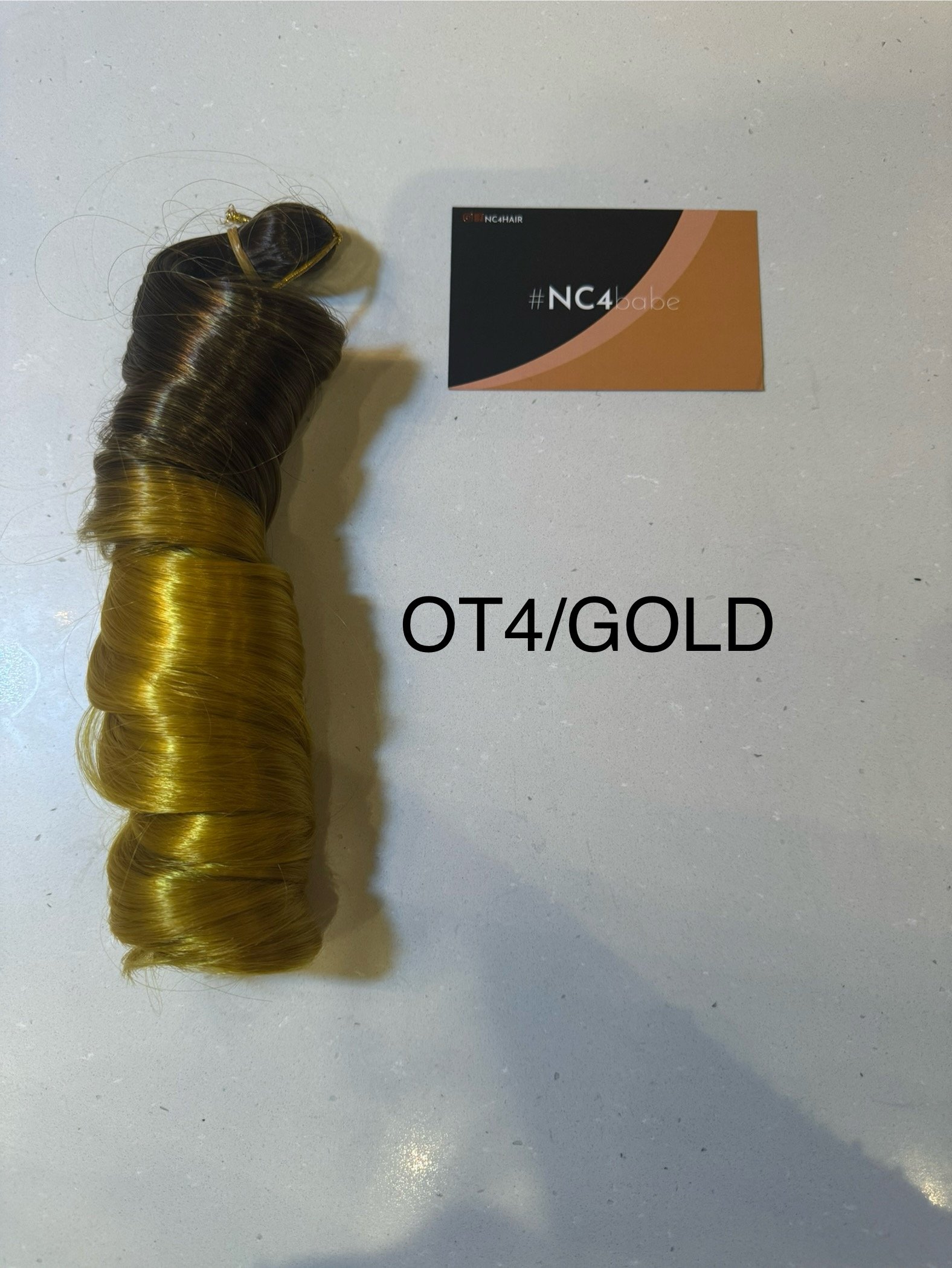 OT4/GOLD OT4/GOLD French curl braiding hair