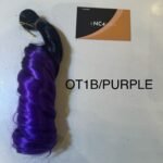 OT1B/PURPLE French curl braiding hair