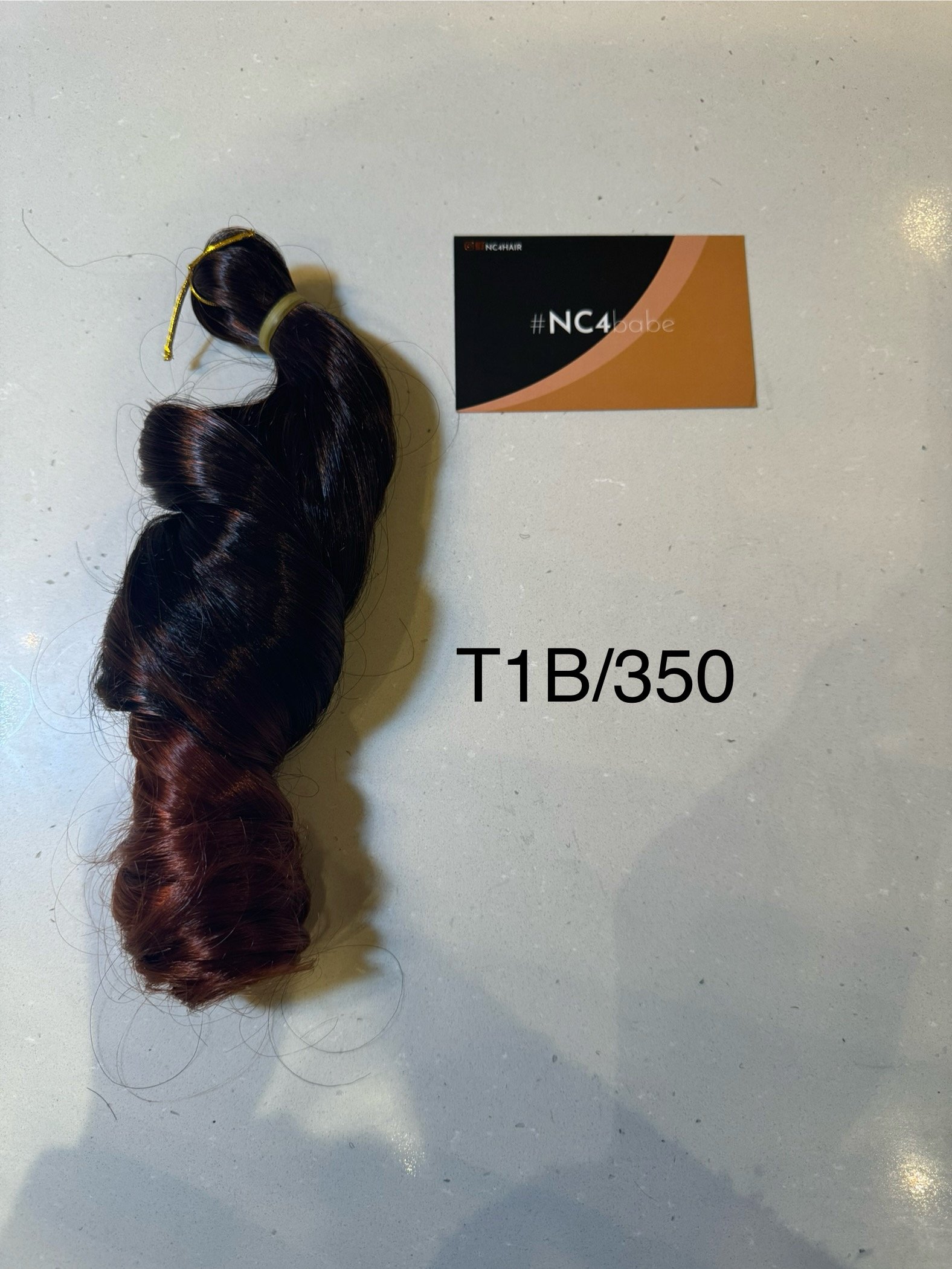 T1B/350 French curl braiding hair