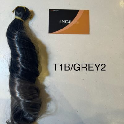 T1B/GREY 2 French Curl Braiding Hair