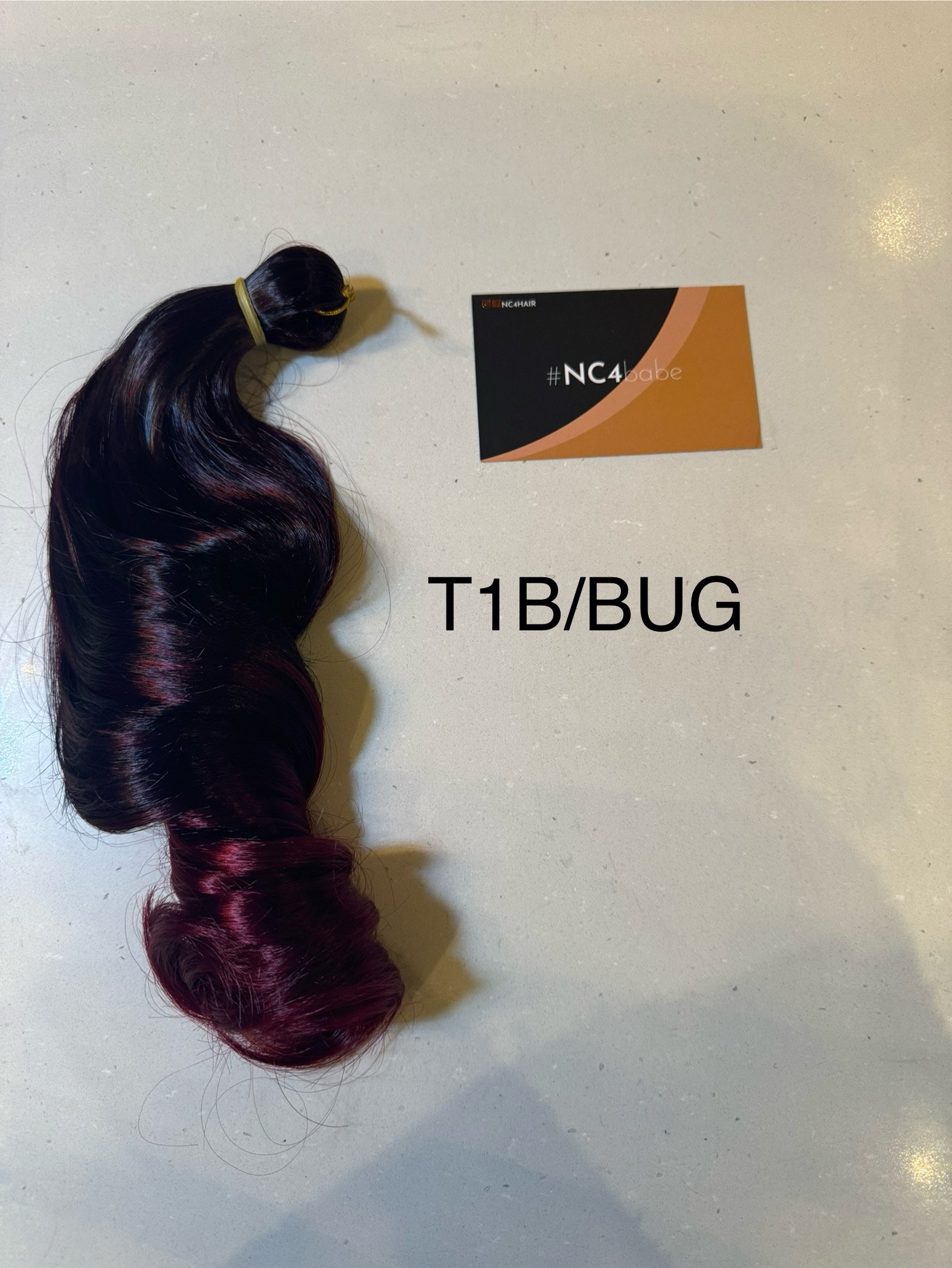 T1B/BUG French curl braiding hair