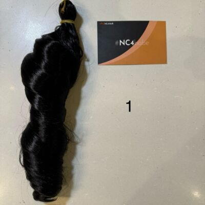 1B french curl braiding hair
