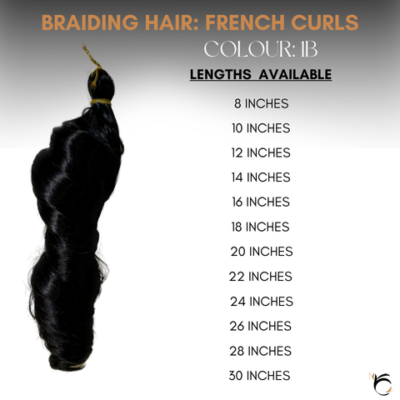 French Curls (Wholesale) - Colour 1B