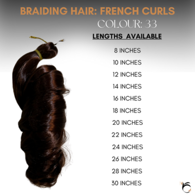 French Curls (Wholesale) - Colour 33