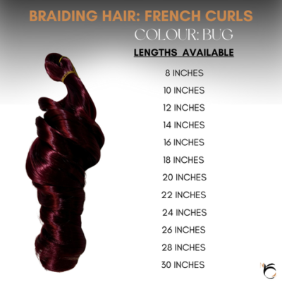 French Curls (Wholesale) - Colour BUG