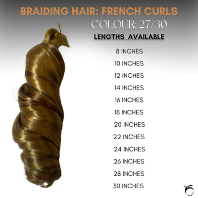 French Curls (Wholesale) - Colour 27/30