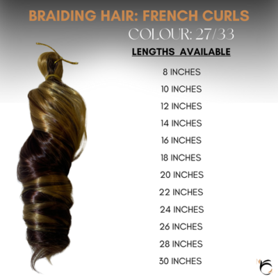 French Curls (Wholesale) - Colour 27/33