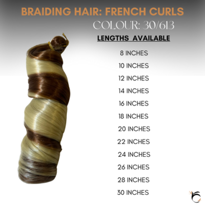 French Curls (Wholesale) - Colour 30/613