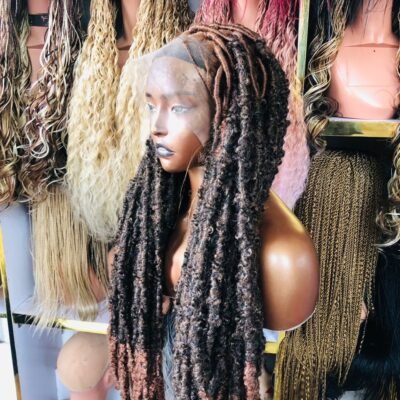 T30 Full Lace Butterfly Loc Wig (Ready to Ship) w Brown Roots finalize