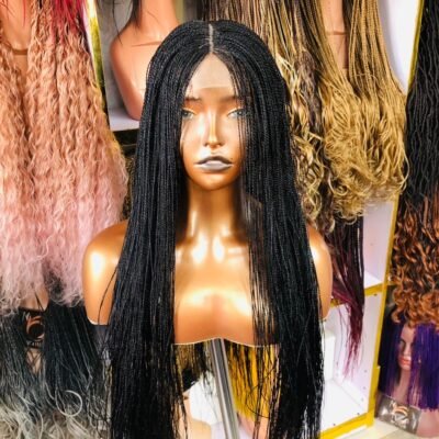 Kim K Straight X Micro Twist Closure Wig - Black (Ready to Ship)