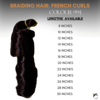 French Curls (Wholesale) - Colour 99J