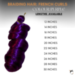 French Curls (Wholesale) - Colour PURPLE