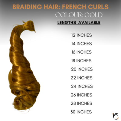 French Curls (Wholesale) - Colour GOLD