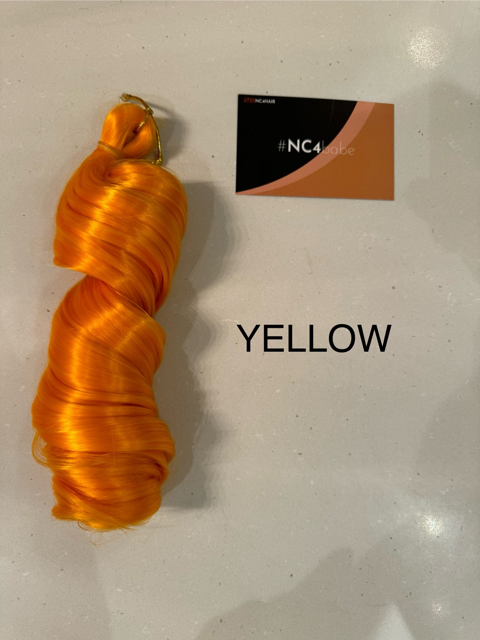 yellow French curl braiding hair yellow French curl braiding hair
