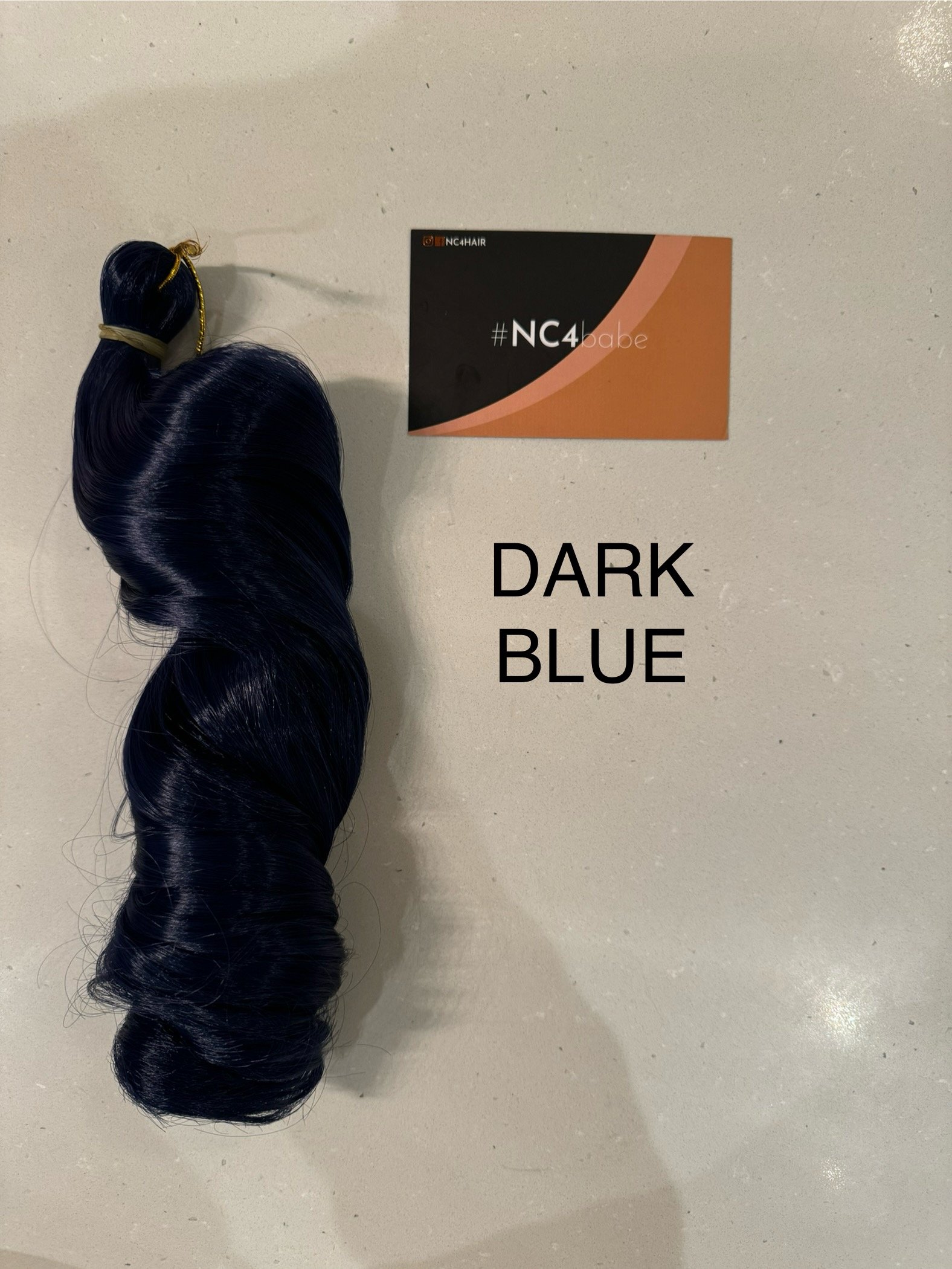 blue French curl braiding hair dark blue French curl braiding hair