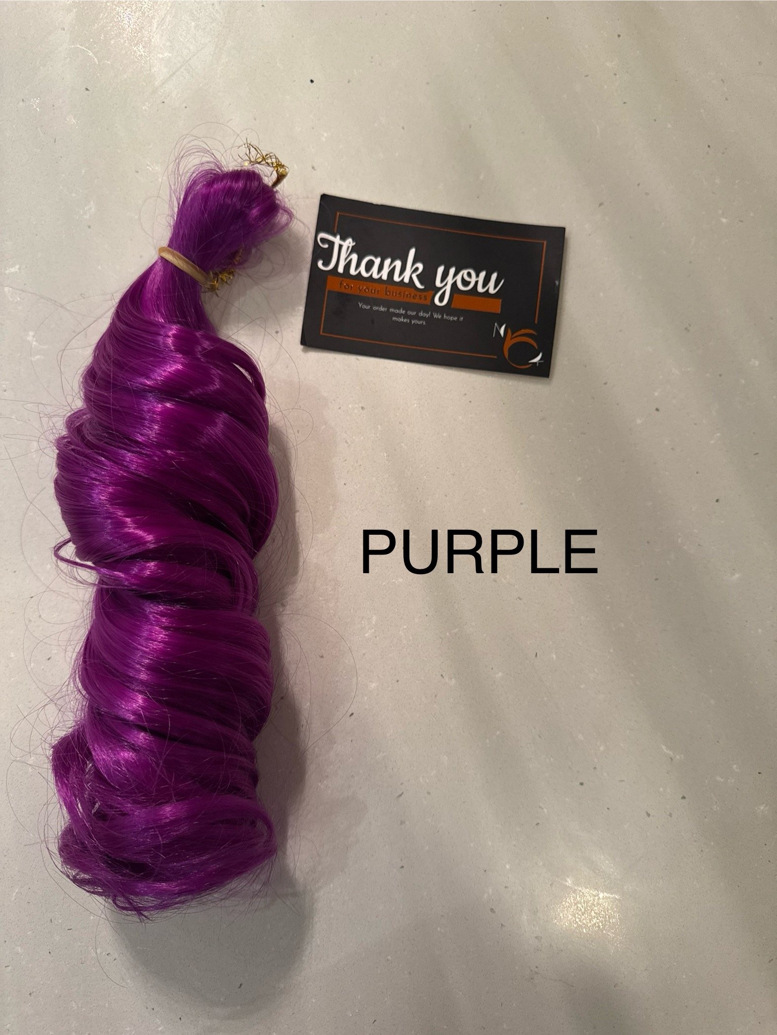 purple French curl braiding hair purple French curl braiding hair