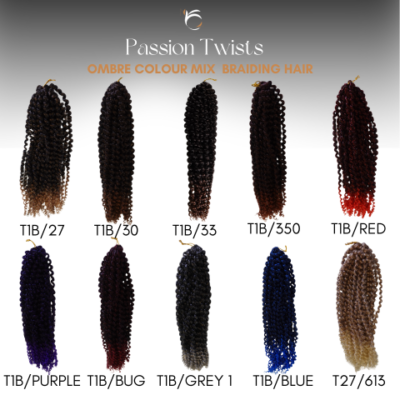 T Ombre Passion Twist Braiding Hair