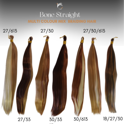 Mixed Bone Straight Braiding Hair