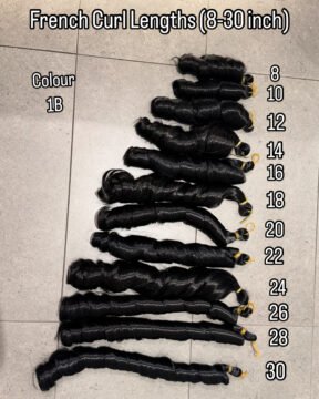 French curls Chart