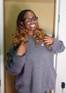 ombre french curls