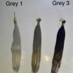 Grey bone straight braiding hair in [GREY 2]