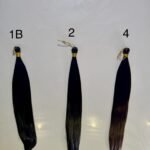 Bone straight braiding hair in colour [1B], [26] inch pack