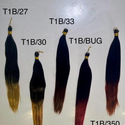 T Ombre Bone Straight Braiding Hair