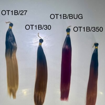 High Ombre Colour Bone Straight Braiding Hair