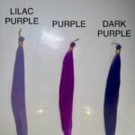 Purple bone straight braiding hair