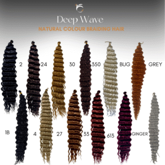 Natural Colour Deep Wave Braiding Hair