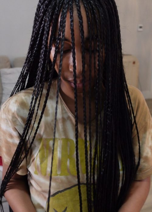 black bone straight braids